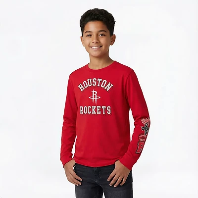 Nike Houston Rockets Kids' Up My Sleeve Long T-shirt