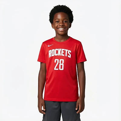 Nike Youth Houston Rockets Alperen Sengun #28 Icon Name & Number Short Sleeve T-shirt