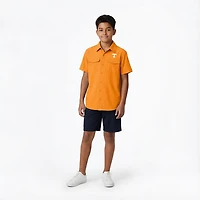 Antigua Boys' University of Tennessee Game Day Fishing Button Up Shirt