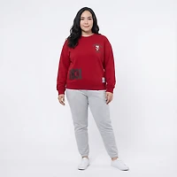 Mitchell & Ness Women's Alabama Crimson Tide 4 Hit Long Sleeve Crewneck T-shirt