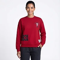 Mitchell & Ness Women's Alabama Crimson Tide 4 Hit Long Sleeve Crewneck T-shirt