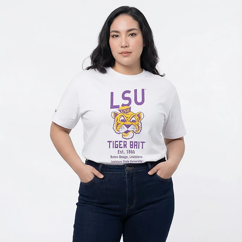 Mitchell & Ness Women's LSU Tigers Boyfriend Short Sleeve T-shirt