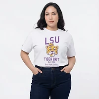 Mitchell & Ness Women's LSU Tigers Boyfriend Short Sleeve T-shirt