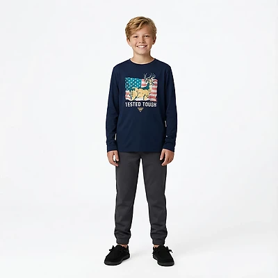Columbia Sportswear Boys' Antlers Americana Long Sleeve T-shirt
