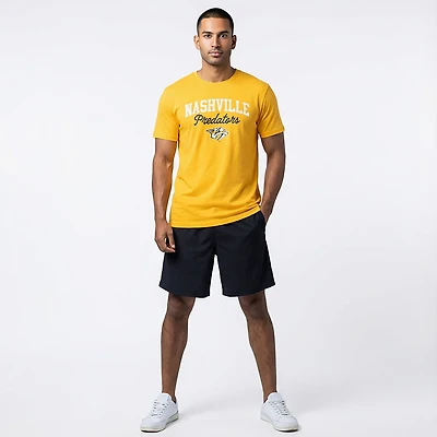 Fanatics Men's Nashville Predators Trip Legacy Cotton Short Sleeve T-shirt