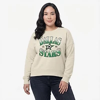 Fanatics Women's Dallas Stars Slice French Terry Crew Sweatshirt