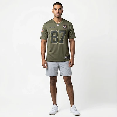 Nike Men's Chiefs Salute to Service Travis Kelce Player Name & Number T-shirt