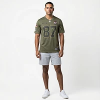 Nike Men's Chiefs Salute to Service Travis Kelce Player Name & Number T-shirt