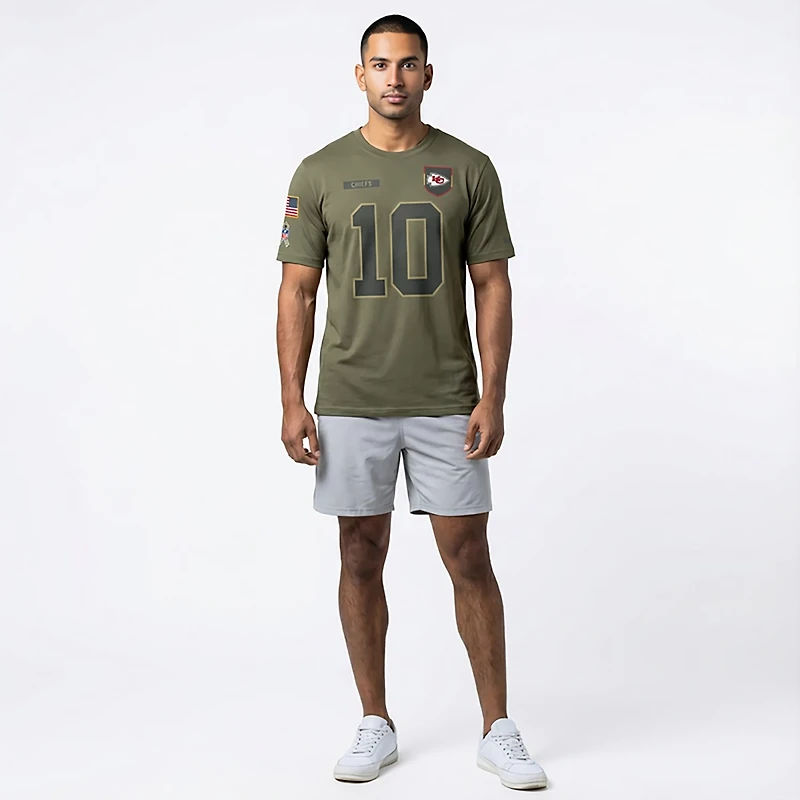 Nike Men's Chiefs Salute to Service Isiah Pacheco Player Name & Number T-shirt