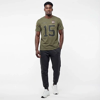 Nike Men's Kansas City Chiefs Salute to Service Patrick Mahomes #15 Graphic T-shirt