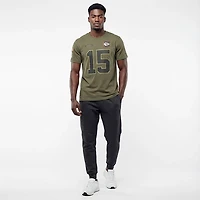 Nike Men's Kansas City Chiefs Salute to Service Patrick Mahomes #15 Graphic T-shirt