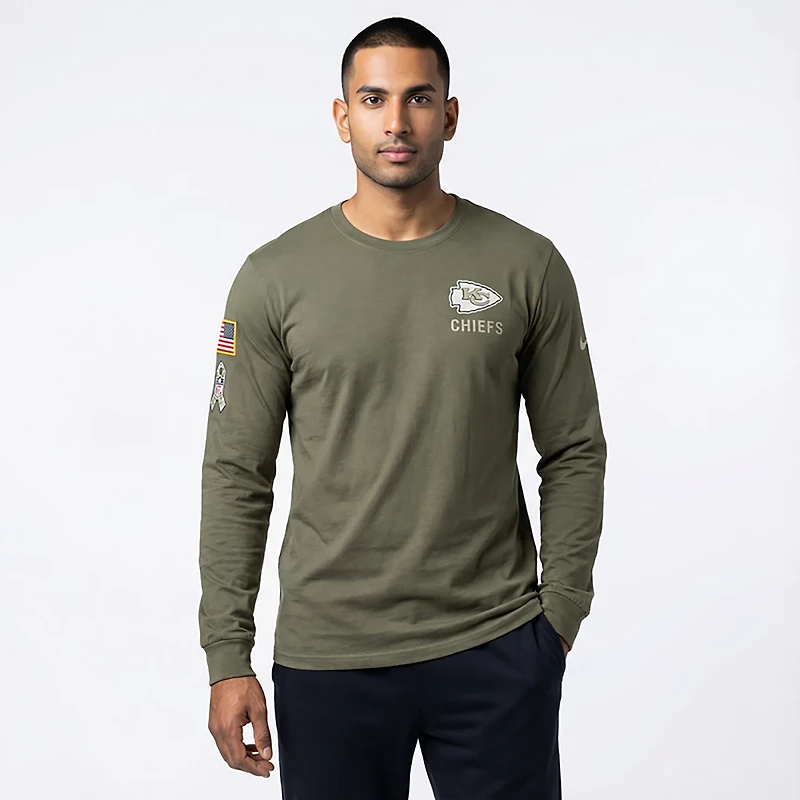 Nike Men's Chiefs Salute to Service Long Sleeve T-shirt