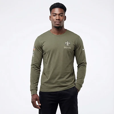 Nike Men's Saints Salute to Service Long Sleeve T-shirt