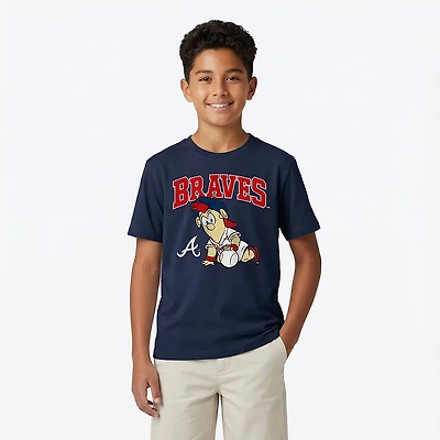 Outerstuff Boys' 4-7 Braves Baby Mascot 3.0 T-shirt