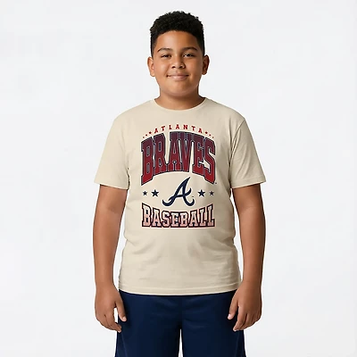 Outerstuff Boys' 4-7 Braves Batters Box T-shirt