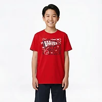 Outerstuff Boys' 4-7 Braves Ball Park Fun T-shirt