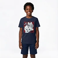 Outerstuff Boys' 4-7 Braves Pitch Grip T-shirt
