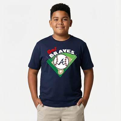 Outerstuff Boys' 4-7 Braves We Are Home T-shirt