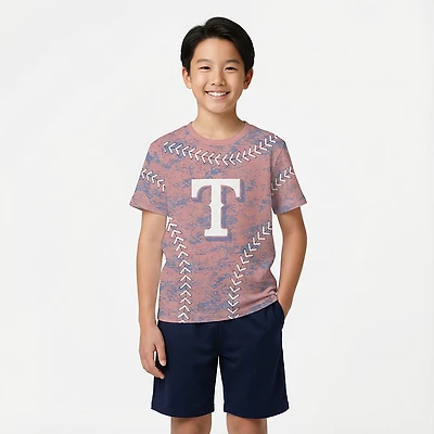 Outerstuff Boys' 4-7 Rangers Slide Score Bold Sublimated T-shirt