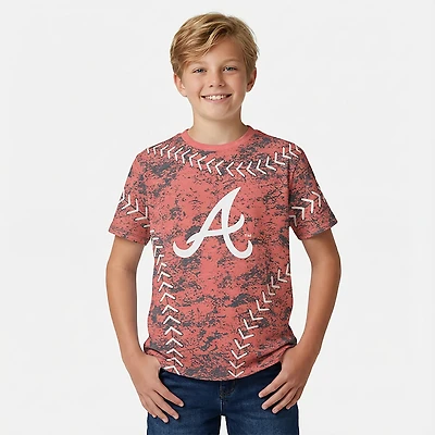 Outerstuff Youth Braves Slide Score Bold Sublimated T-shirt