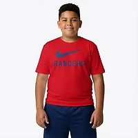 Nike Boys' 4-7 Rangers Swoosh T-shirt