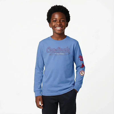 Nike Boys' St. Louis Cardinals Cooperstown Long Sleeve Graphic T-shirt