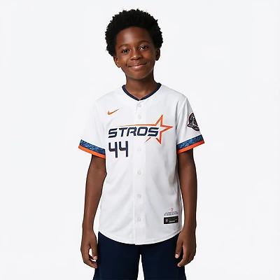 Nike Boys' 4-7 Houston Astros Yordan Alvarez Limited City Connect Player Jersey
