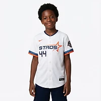 Nike Boys' 4-7 Houston Astros Yordan Alvarez Limited City Connect Player Jersey