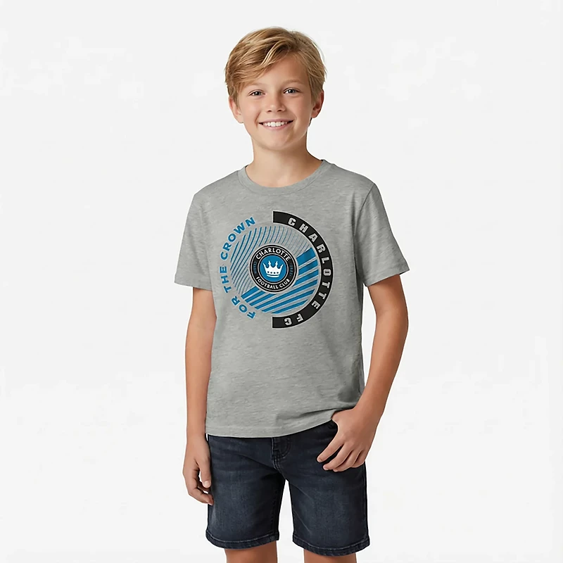 Outerstuff Youth Charlotte FC Center Circle T-shirt