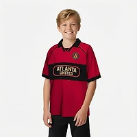 Outerstuff Boys' Atlanta United FC Flying High Johnny Collar Polo Shirt