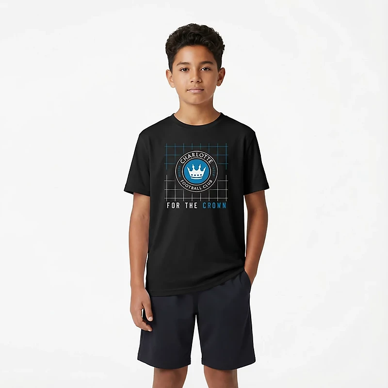 Outerstuff Youth Charlotte FC The Net T-shirt