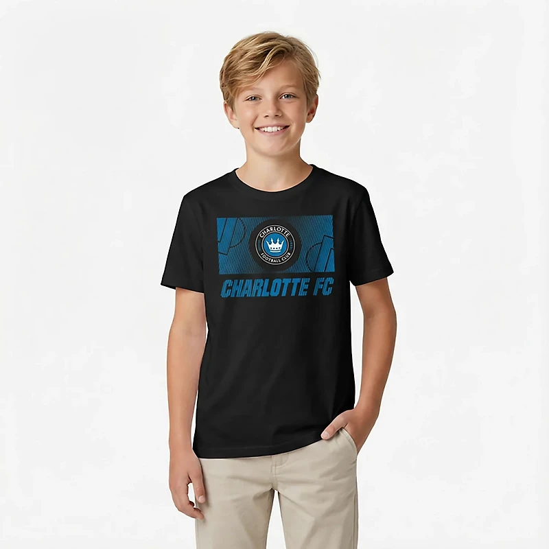 Outerstuff Youth Charlotte FC Full Pitch T-shirt