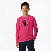 Outerstuff Kids' St. Louis City SC Slogan Decibel Long Sleeve T-shirt