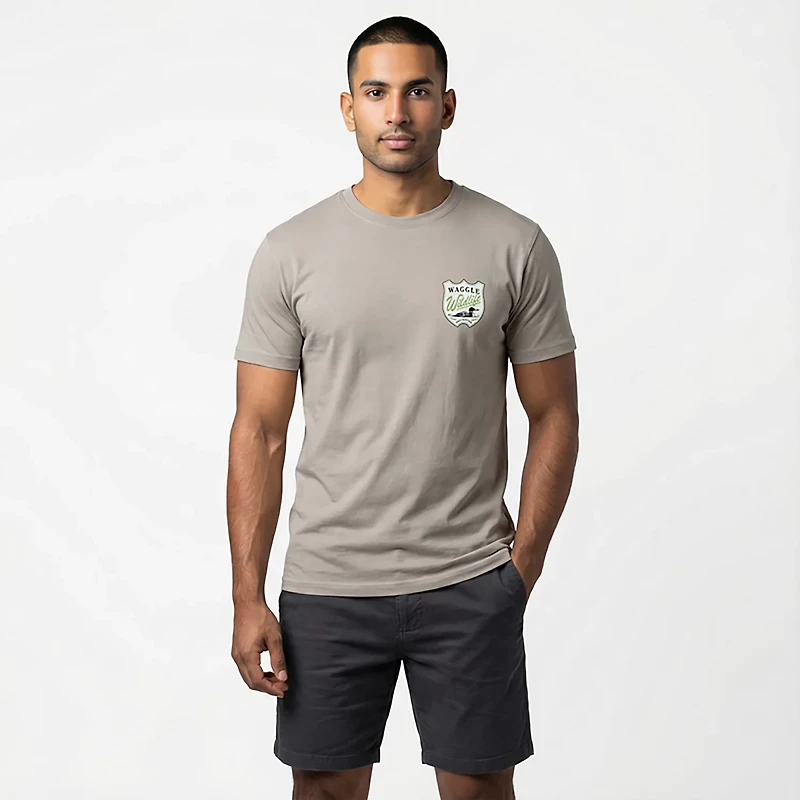 Waggle Men's Wildlife Graphic T-shirt