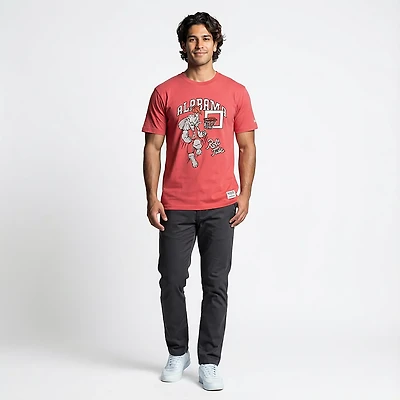 Homefield Men's University of Alabama Crimson Tide Vintage Rammer Jammer Heavyweight Boxy Short Sleeve T-shirt