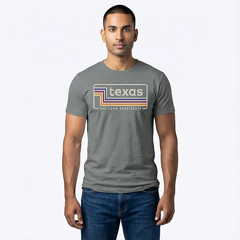 State Life Men's TX Trio Lines T-shirt