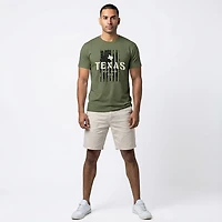 State Life Men's TX Freedom Flags T-shirt