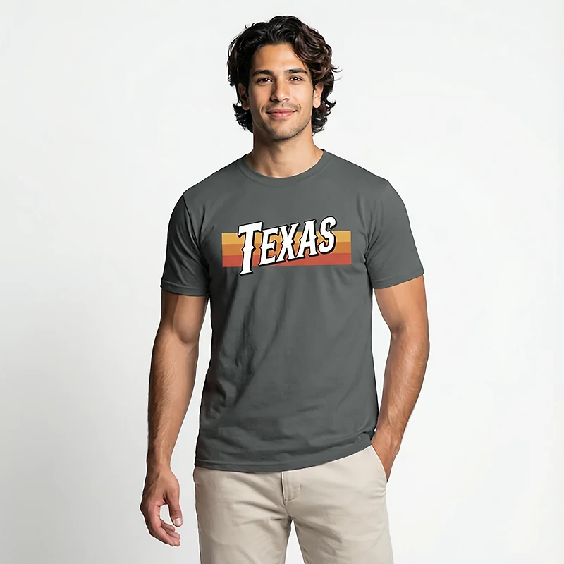 State Life Men's TX Bold Stripes T-shirt