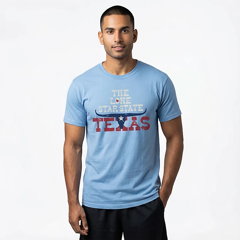 State Life Men's TX Longhorns Stack T-shirt