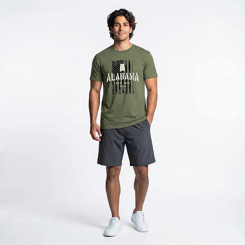 State Life Men's AL Freedom Flag T-shirt