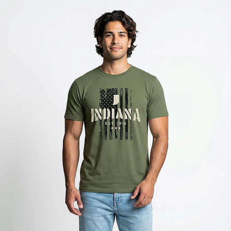 State Life Men's Freedom Flag T-shirt