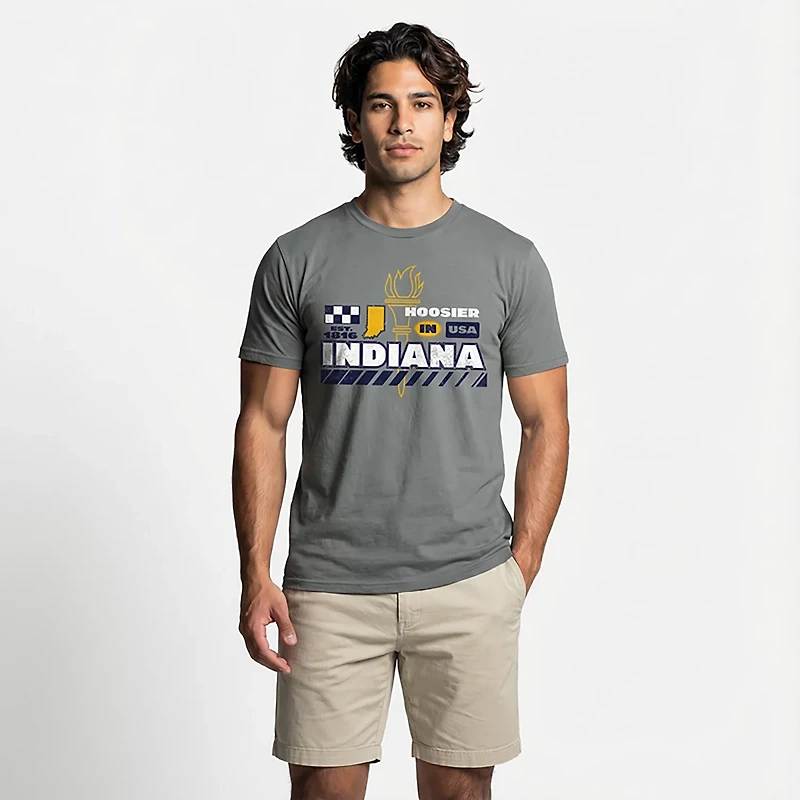 State Life Men's Racing Torch T-shirt