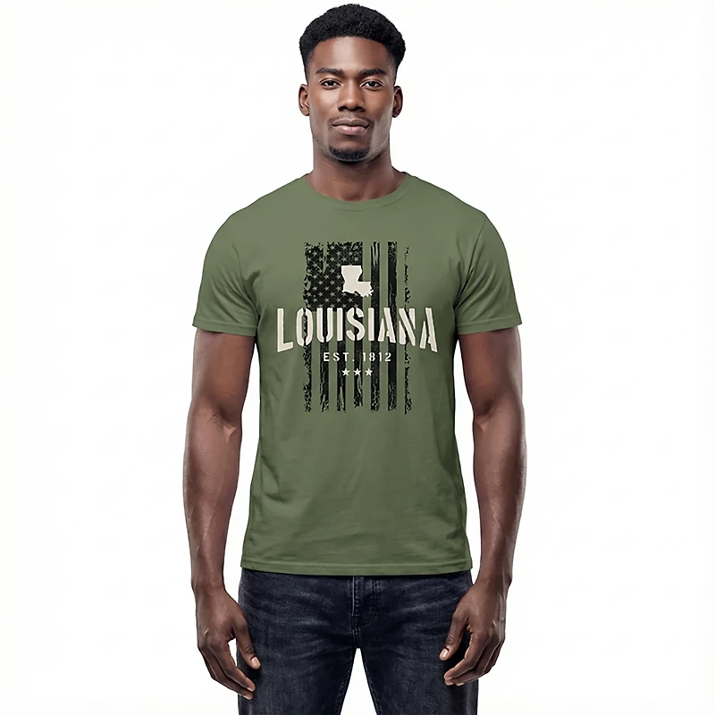 State Life Men's LA Freedom Flag T-shirt