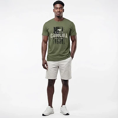 State Life Men's NC Freedom Flag T-shirt