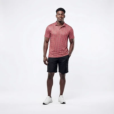 Burlebo Men's Alabama Performance Long Sleeve Polo Shirt