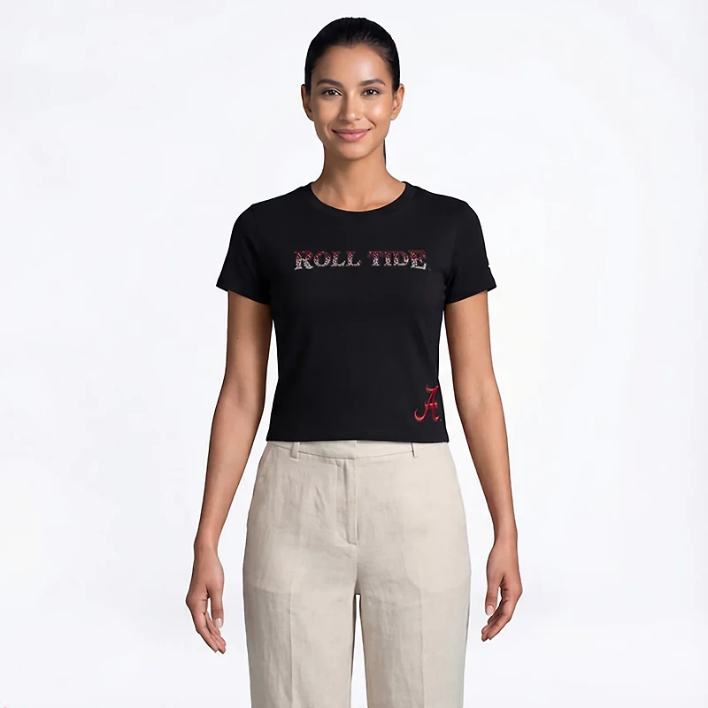 Pro Standard Women's Alabama Crimson Tide Jewels T-shirt