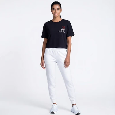 Pro Standard Women's Alabama Crimson Tide Jewels Boxy Short Sleeve T-shirt