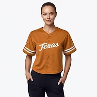 Hype and Vice Women's Texas Longhorns Cropped Football Jersey