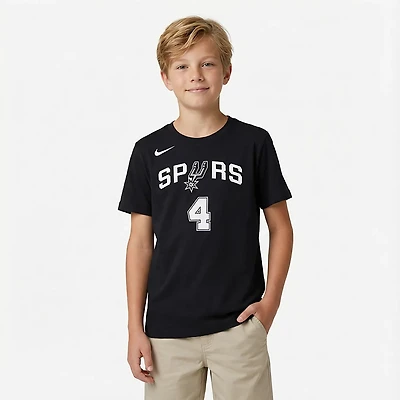 Nike Youth Spurs D. Fox Icon N&N T-shirt