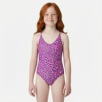 Nike Girls' Wild Lace Up One Piece Swimsuit